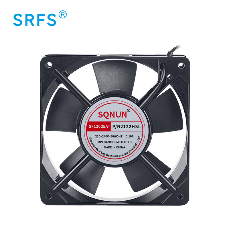12025 220V SF12025AT 2122HSL 含油轴承 12CM 机箱机柜散热风扇