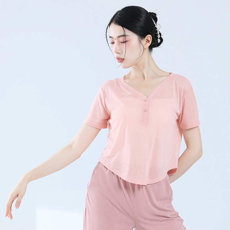 舞蹈服宽松现代舞演出古典舞上衣