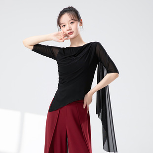 古典舞练功服女2026新款仙气飘逸显瘦舞蹈上衣中国舞服专业舞衣服