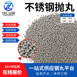 304不锈钢丸410抛圆丸抛丸机用喷砂除锈430钢丝磨料铝切丸201石材