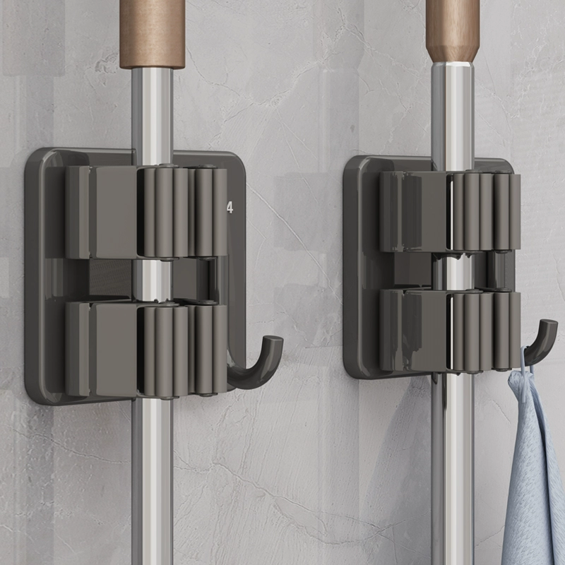 双夹拖把架更牢固粗细都能挂