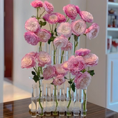 网红试管花瓶小摆件客厅轻奢高档玻璃花架鲜花水培插花试管花瓶