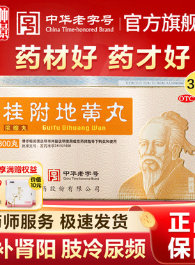 仲景桂附地黄丸正品浓缩丸早泄肾阳虚肾虚肾亏旗舰店肾宝片男尿频