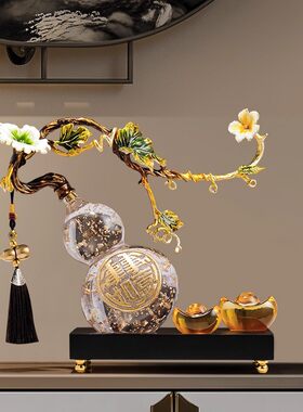 招财葫芦新中式桌面办公室白金啊