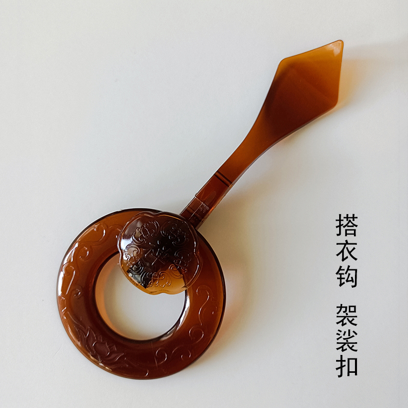 袈裟扣如意钩扣环僧人搭衣钩塑料衣扣曼衣扣祖衣钩环和尚用品