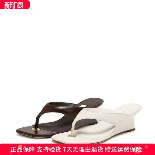 商场同款2026夏季新款摩登都市夹脚人字拖高跟凉拖鞋女鞋ELC04BT6