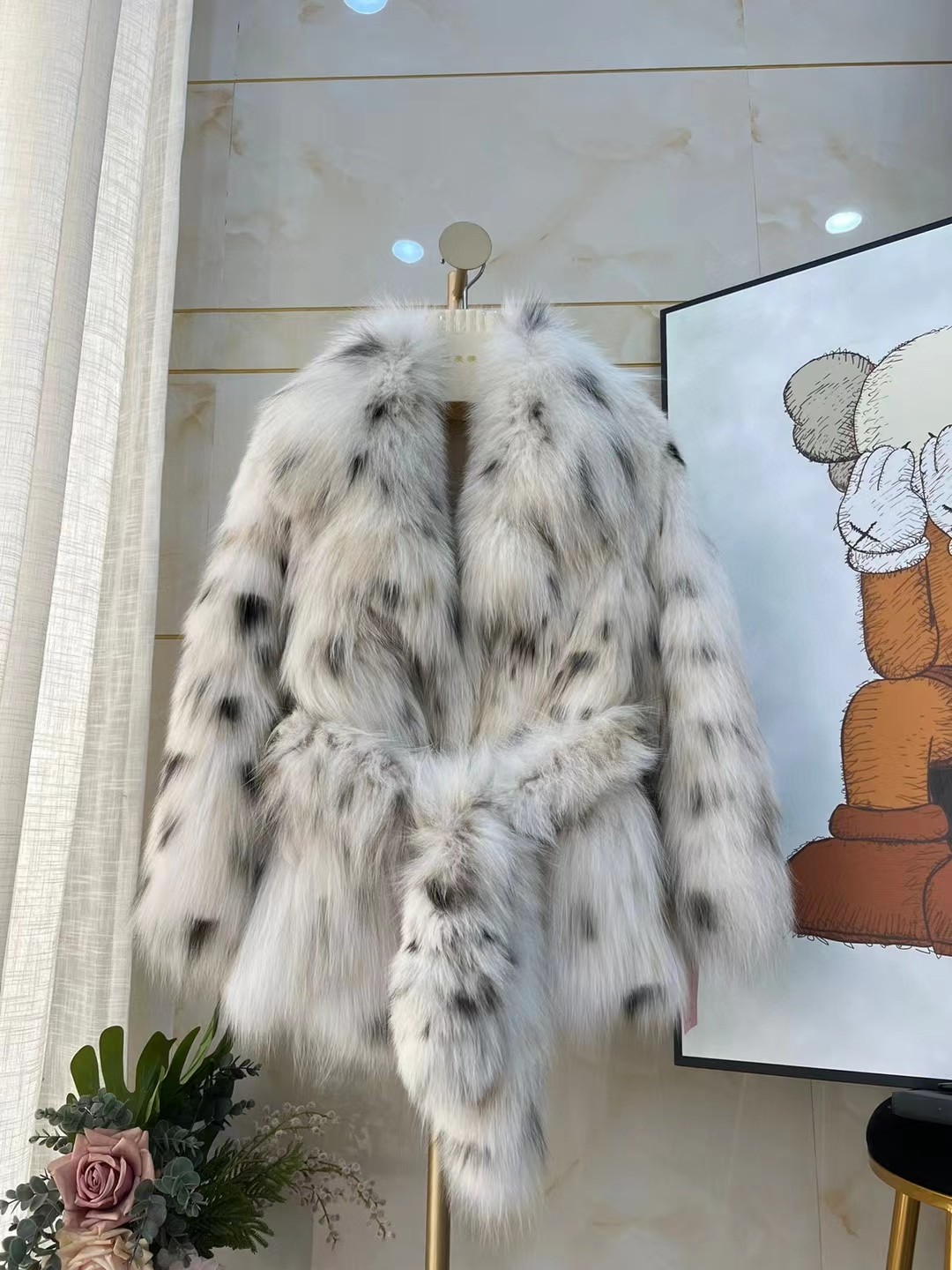 皮草lynx进口原色加厚保暖