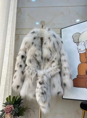 皮草lynx进口原色加厚保暖
