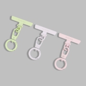 马卡龙彩色手机垫片超薄0.2mm手机挂绳夹片手机链指环挂扣连接片