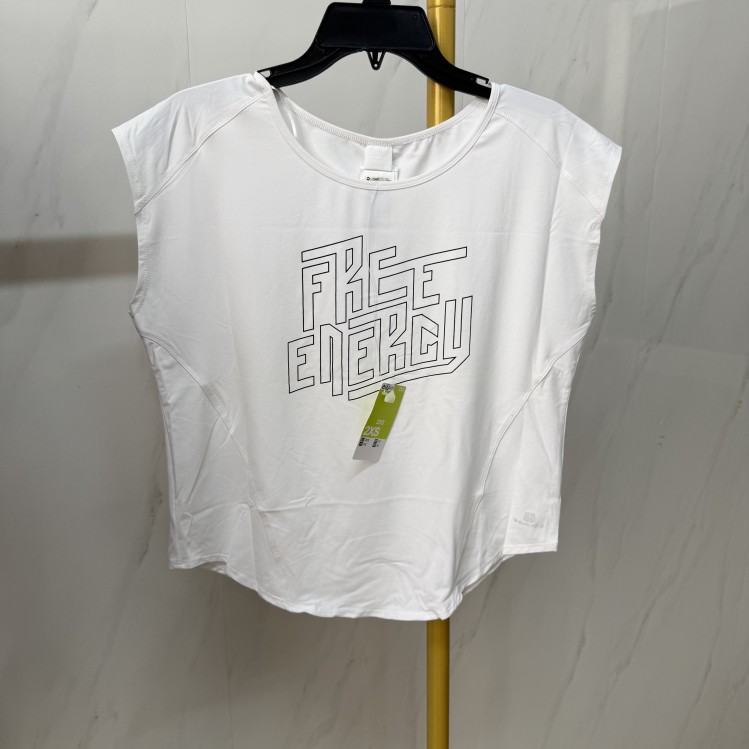 宽松罩衫背心短袖速干排汗上衣女