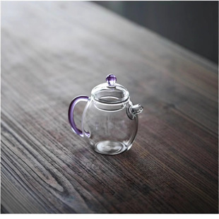耐高温玻璃泡茶壶一人茶壶家用带过滤龙蛋壶功夫茶具茶水分离