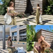 休闲牛仔背带裤 丹宁 工装