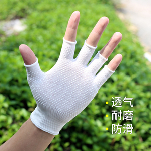 防晒半指防滑手套开车薄款透气