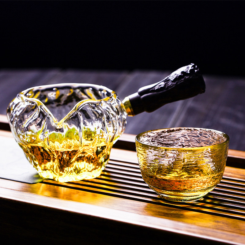 北大史侧把玻璃公道杯家用过滤木把公杯加厚耐热小号分茶器茶具,餐饮具,公道杯,淘宝优惠券,粉丝福利购,淘宝优惠卷