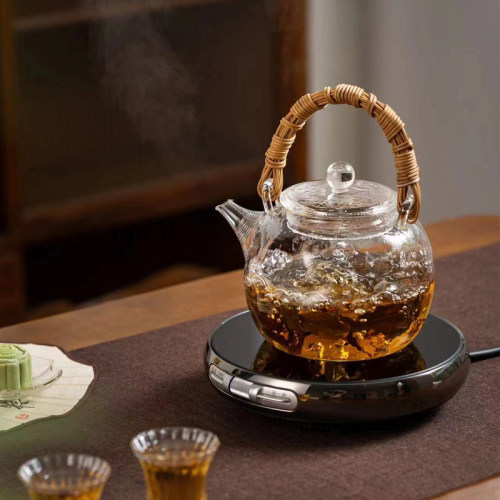 纯手工藤编提梁壶日式煮茶壶