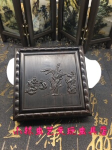 小林虫艺新到黑檀木大方黄蛉盒养大黄蛉小黄蛉尺寸88*88*23mm