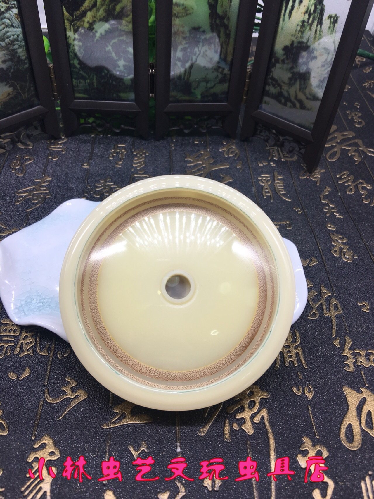 小林虫艺自产牙黄色进口料有机嵌竹黄蛉万体养大黄蛉金铃子小黄蛉