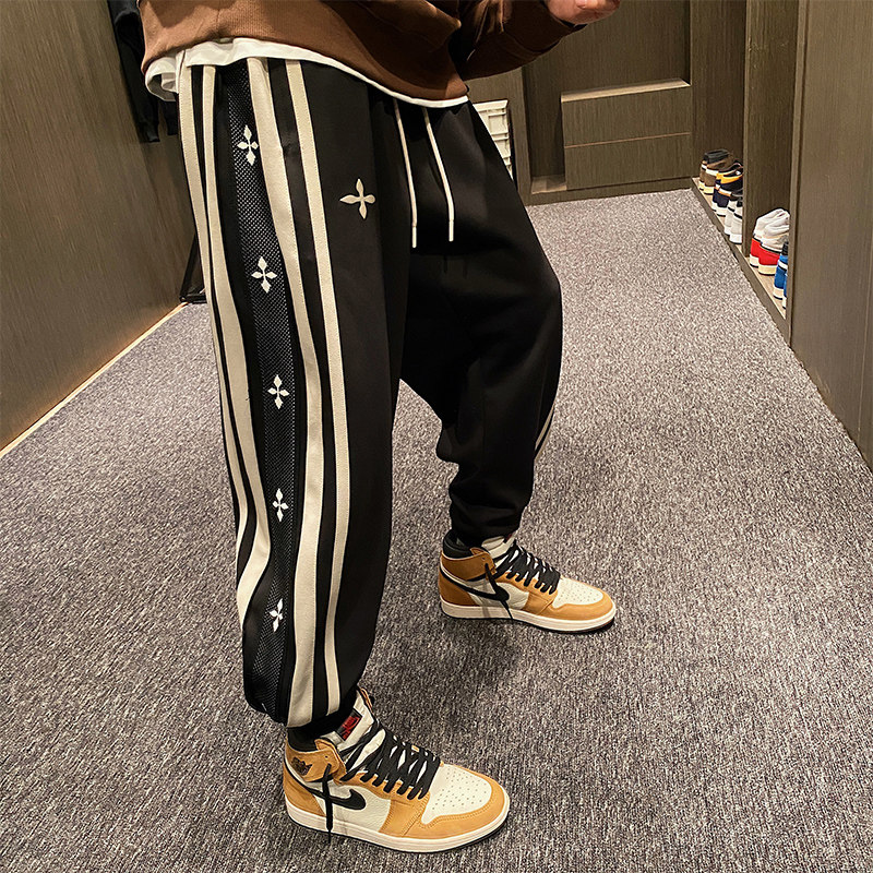 MXD UGLY 春秋卫裤男士拼接侧缝开合拉链潮流宽松束脚运动休闲裤,男装,卫裤,淘宝优惠券,粉丝福利购,淘宝优惠卷
