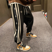 UGLY 春秋卫裤 男士 MXD 拼接侧缝开合拉链潮流宽松束脚运动休闲裤