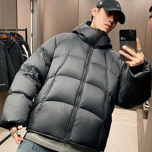 MXD 高充绒滑雪面包服潮 UGLY白鸭绒防风领高级感连帽羽绒服男冬季