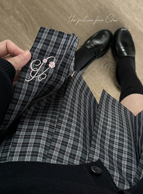 【弦樱】绊JK原创学院风小格JK制服格裙半身裙短裙中长裙