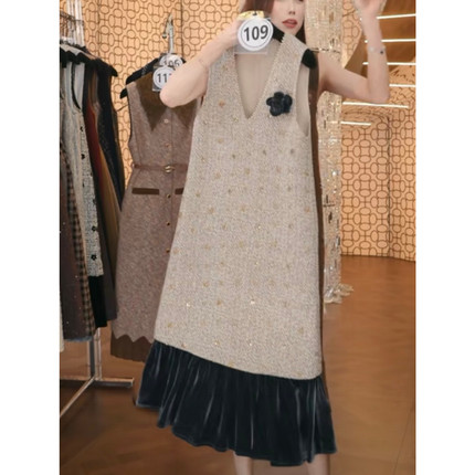 青森专属RJ店轻奢设计师女装连衣裙SZ7325