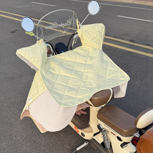 【冰丝侧翼】电动车挡风被夏季防晒防水薄款电瓶车通用隔热遮阳罩