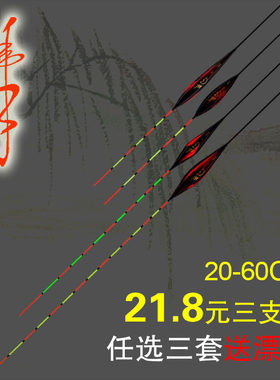 纳米野钓草洞冰鱼漂加粗小鲤鱼