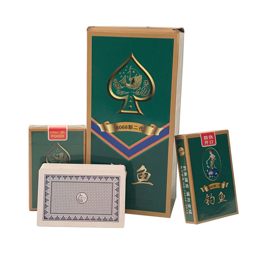 正品钓鱼扑克牌1050副包邮批飞