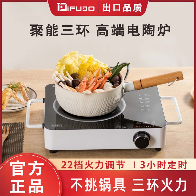 IFUDO高端电陶炉家用爆炒三环不