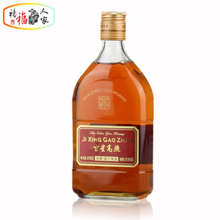 苏州特产 沙洲优黄吉星高照冻藏姜汁黄酒 红标六年陈单支装490ml