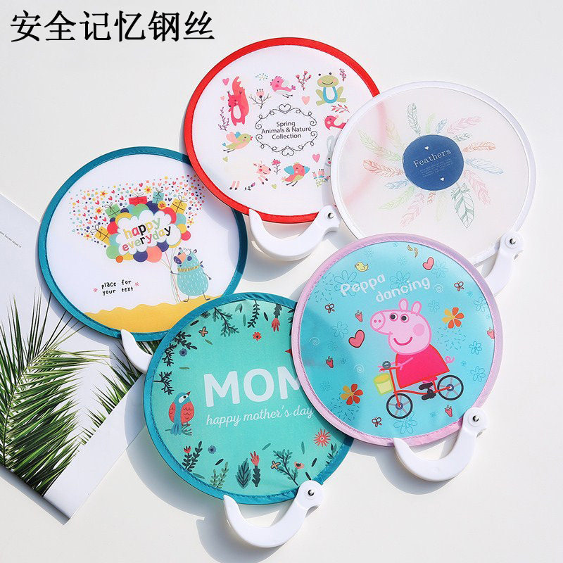 日式折叠扇迷你便携卡通小扇子女工艺扇/团扇/喜扇/