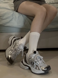 神仙推荐！甜酷显脚瘦！涡轮解构设计厚底增高减震休闲老爹鞋女