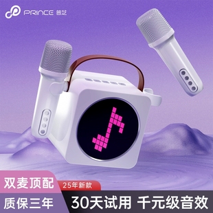 山水普芝k歌音响麦克风一体式家家用卡拉ok庭ktv套装无线蓝牙音箱