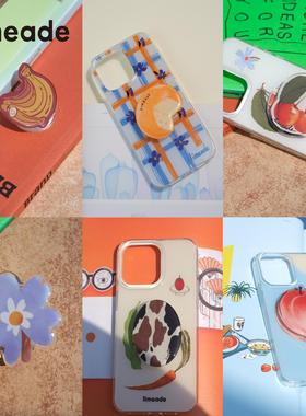 limeade原创一点快乐系列手机气囊可伸缩滴胶亚克力支架/磁吸支架