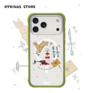 Oyriuas iPhone15/16/17pm 星月童话 磨砂磁吸可拆卸硅胶边框手机壳触控按键全包手机保护套磨砂背板抗指纹