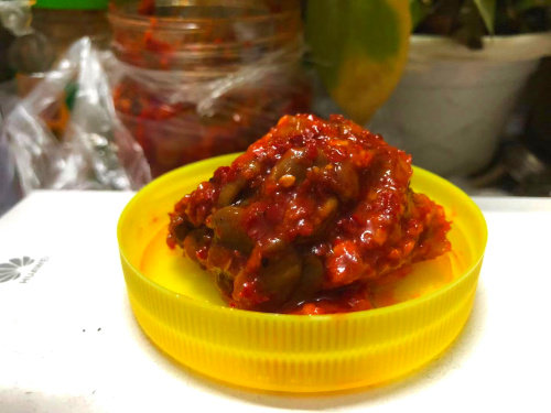 湖南宁远特产香辣霉豆子 豆瓣酱 黄豆酱酱豆子腊八豆霉豆鼓开胃菜