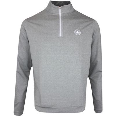 代购peter millar男士高尔夫运动中层针织毛衣四分之一拉链舒适