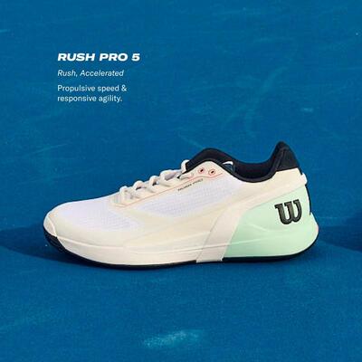 代购wilson Rush Pro 5 威尔胜男士网球鞋专业网球比赛训练鞋支撑