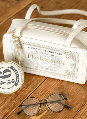 代购Harry Potter x Flapper哈利波特霍格沃茨特快列车票单肩包