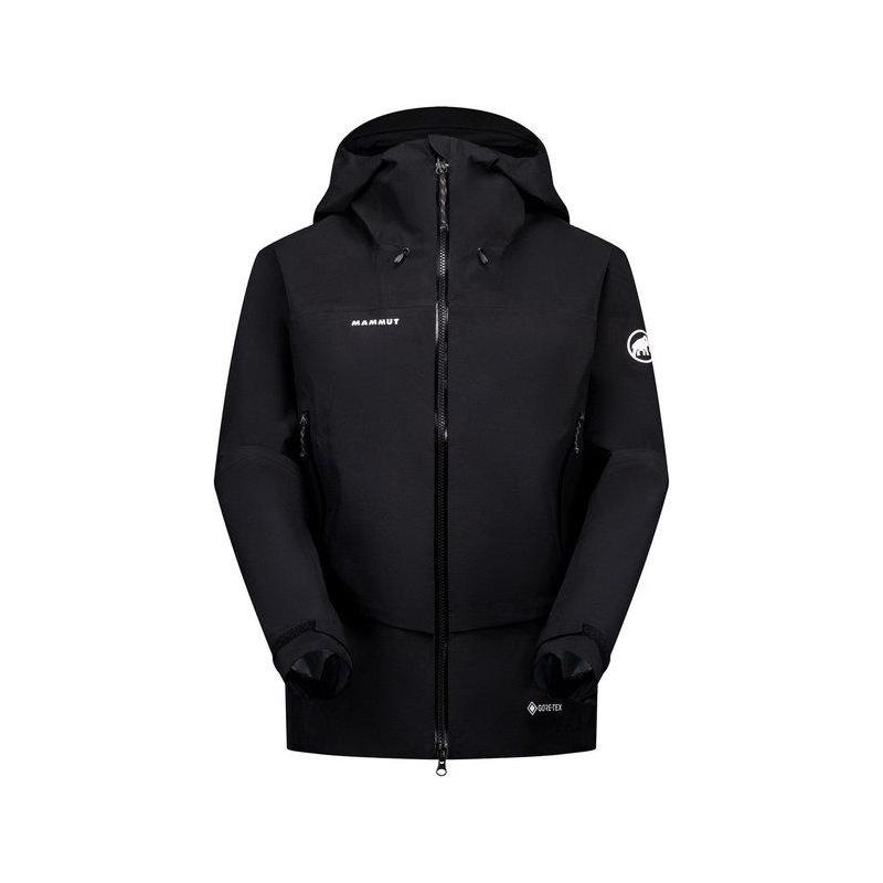 代购代购Mammut猛犸象女士冲锋衣防水防风透气硬壳外套连帽长款