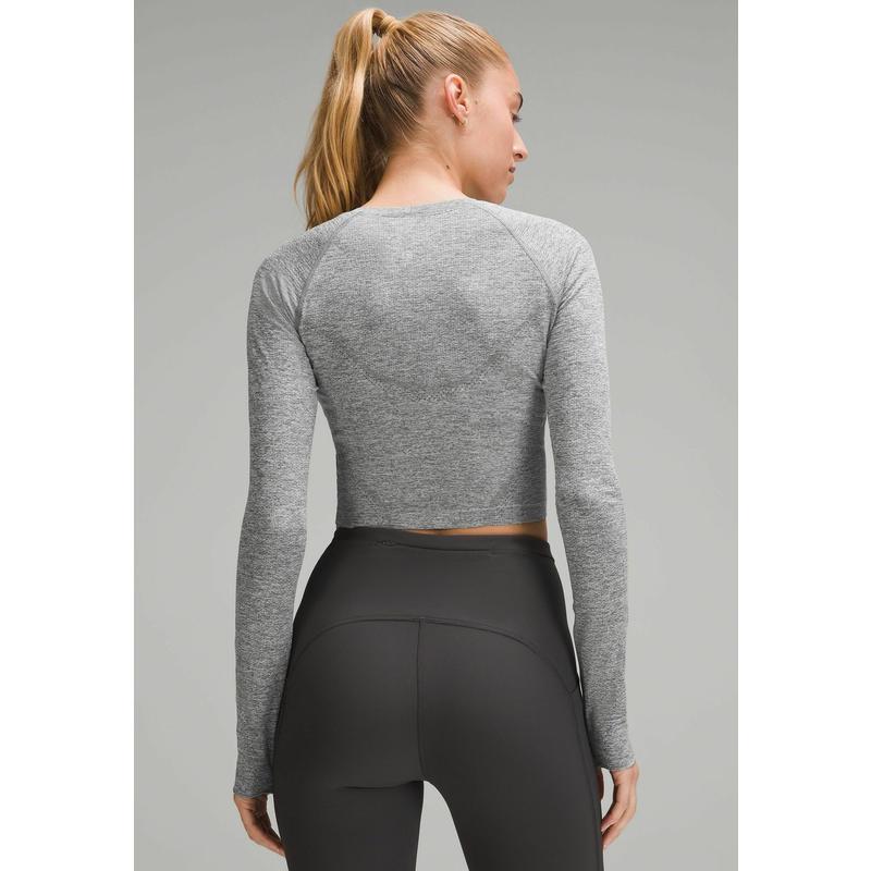 lululemon/露露乐蒙女式运动T恤长袖透气吸湿速干高尔夫训练跑步