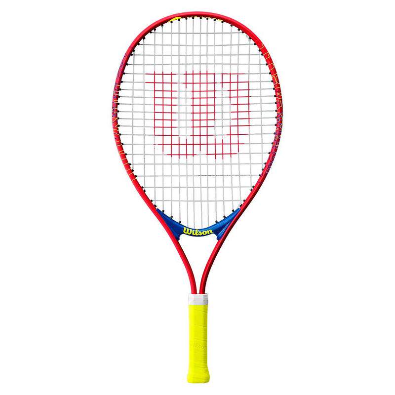 代购Wilson威尔胜网球拍轻量化易挥动预穿线红色黄色握把