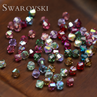 法式刺绣 Swarovski奥地利进口 施华洛世奇水晶 4mmAB幻彩色