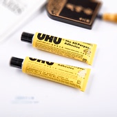 手工创作胶水 DIY饰品 珠绣胸针刺绣用 透明UHU胶水35ml