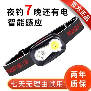 德国日本进口技术正品PDRSDF攀顶LED户外感应头灯露营夜钓头灯头