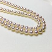 羽皇系皇后Queen极光女王akoya5 5.5mm镜面akoya真科研证书项链