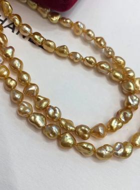 日本南洋金珠野生无优化项链