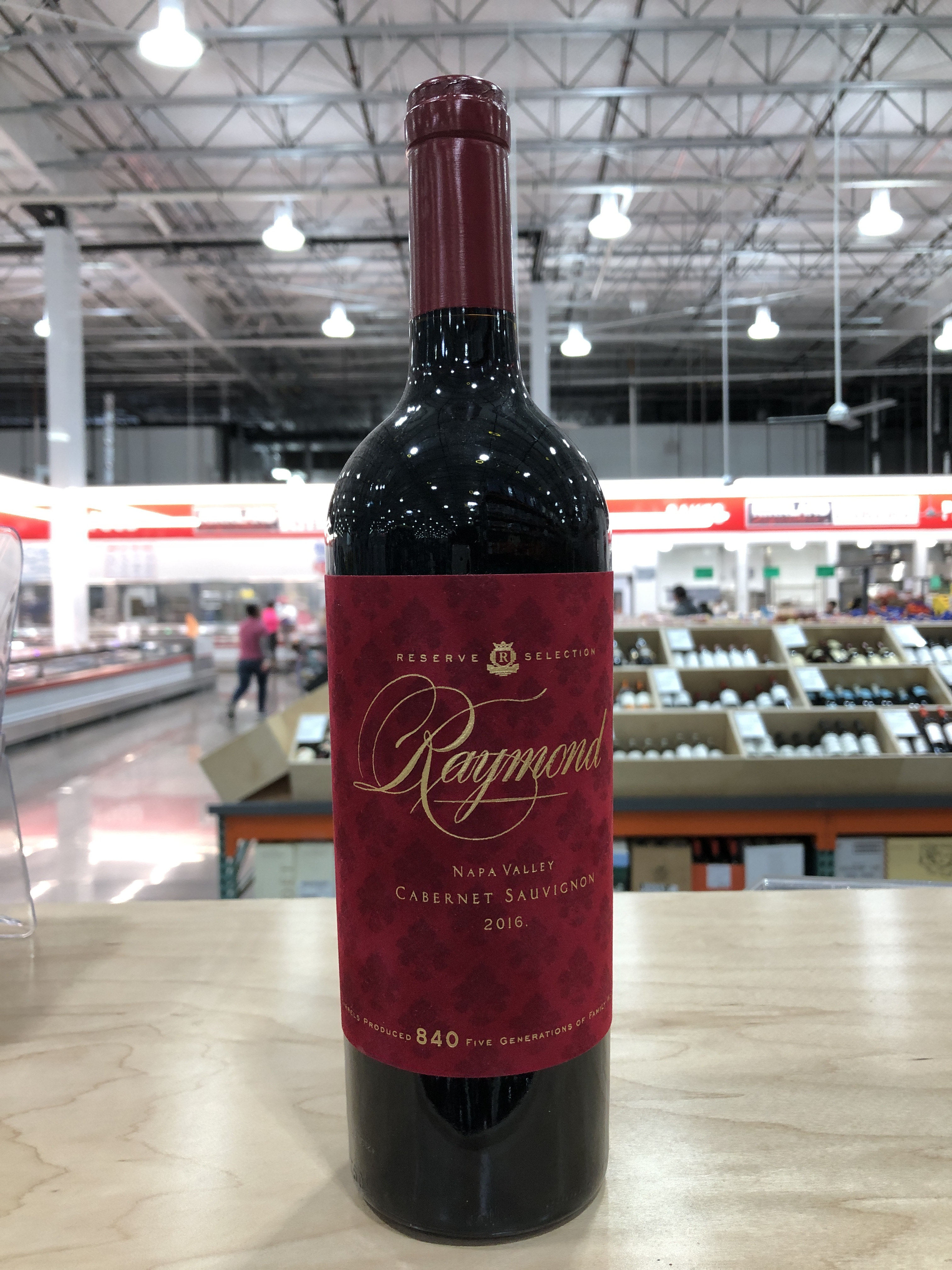 raymond 雷蒙德40周年 赤霞珠 美国加州纳帕 原瓶进口红酒葡萄酒