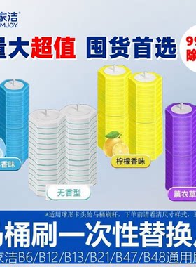 宝家洁一次性马桶刷头杀菌去污除臭清洁液次抛通用家用卫生间除菌